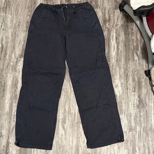 American Eagle Outfitters Black Wide Leg Pants